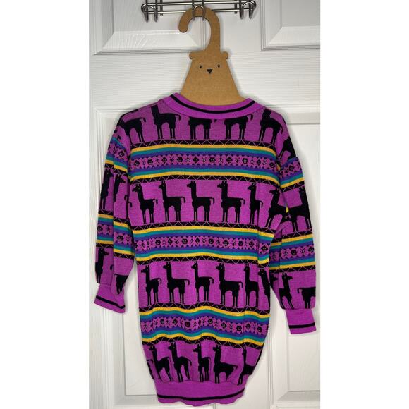 Vintage Bull Frog Llama Sweater sz 5 - Picture 2 of 2